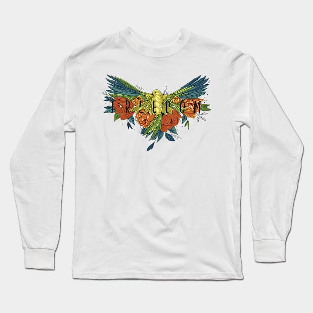 Freedom Long Sleeve T-Shirt by Magda